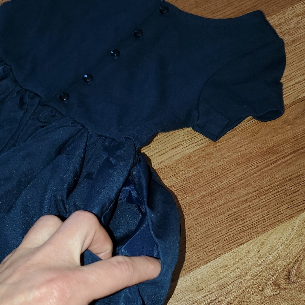 Polo by Ralph Lauren Navy Short-Sleeve Fit-and-Flare Dress - Picture 11 of 14